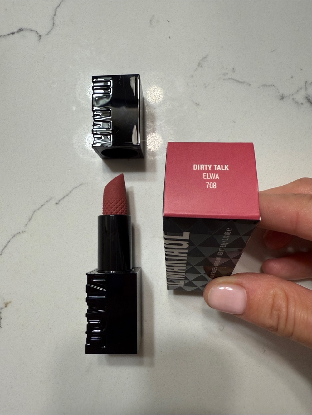 Il Makiage Dusty Rose Matte Lipstick— color “Dirty Talk”